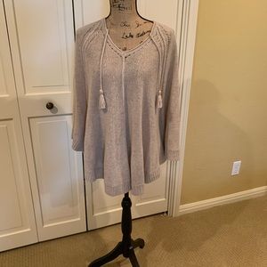 Calypso St. Barth cashmere poncho.